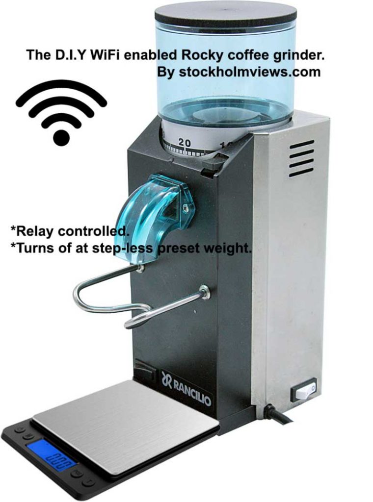 Weight based coffee grinder with Blynk app
