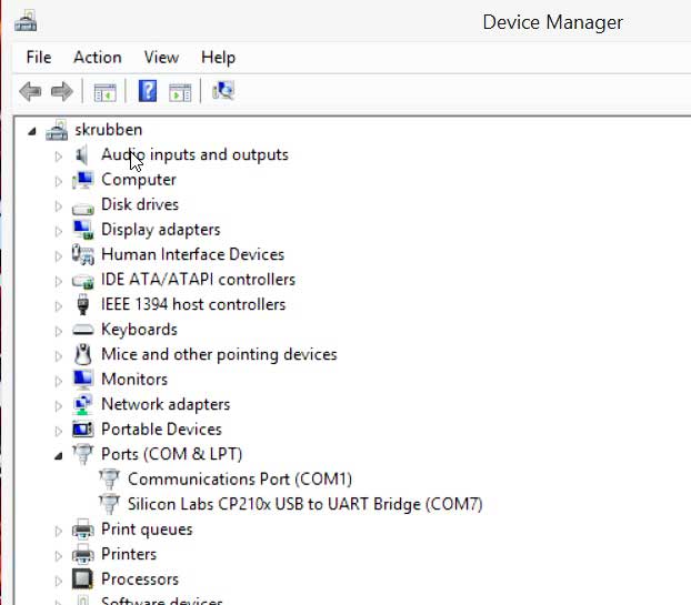 Windows 8 Device manager
