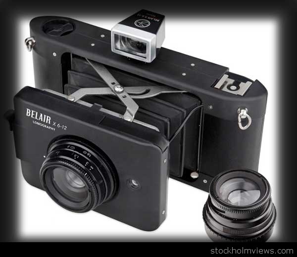 The lovely Lomography Belair X 6-12 fron face at an angle